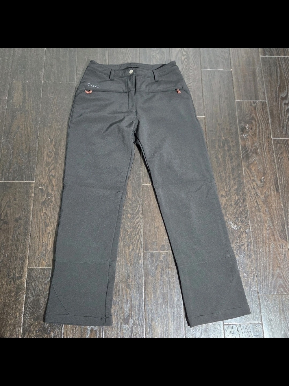 Caxa Women's Fleece-lined Outdoor Softshell Pants Zip Pockets Size Large